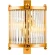 Бра Crystal Lux TADEO AP2 GOLD/TRANSPARENTE