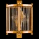 Бра Crystal Lux TADEO AP2 GOLD/TRANSPARENTE