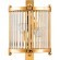 Бра Crystal Lux TADEO AP2 GOLD/TRANSPARENTE