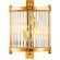 Бра Crystal Lux TADEO AP2 GOLD/TRANSPARENTE