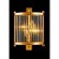 Бра Crystal Lux TADEO AP2 GOLD/TRANSPARENTE