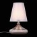 SL974.604.01 Прикроватная лампа ST-Luce Хром, Розовый/Белый E27 1*60W AMPOLLA