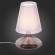SL974.604.01 Прикроватная лампа ST-Luce Хром, Розовый/Белый E27 1*60W AMPOLLA