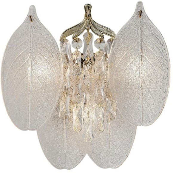 5049/3W HALL ODL24 511 золото/прозрачный/металл/хрусталь/стекло Бра E14 3*40W TEARS