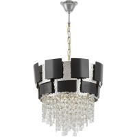 Подвесная люстра Kruvia LDP 7045-400 BK+CHR