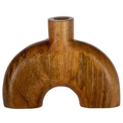 421278 Ваза декоративная MELOBODY, L210, B50, H280, дерево