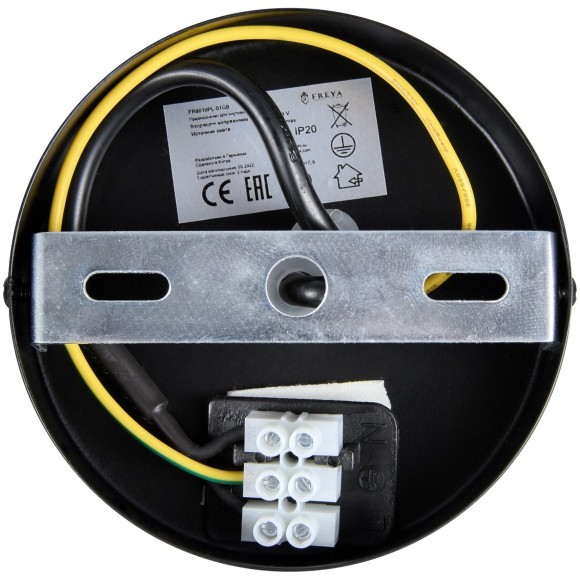 Подвесной светильник с 1 плафоном Freya FR8010PL-01GB Lizia под лампу 1xE14 40W