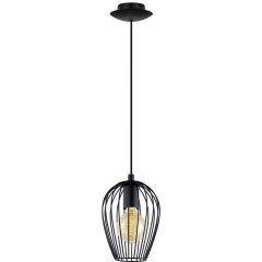 49477 Подвес NEWTOWN, 1x60W (E27), ?160, H1100, сталь, черный 49477 Подвес NEWTOWN, 1x60W (E27), ?160, H1100, сталь, черный