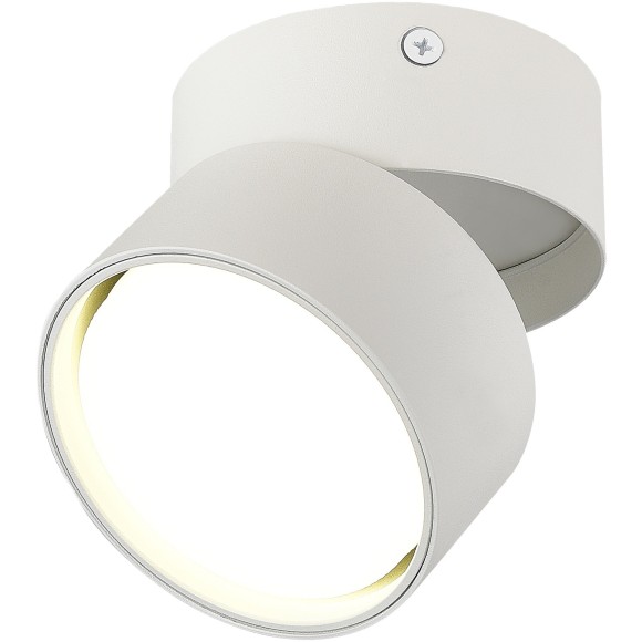 ST651.502.01 Светильник потолочный Белый GX53 1*50W IP20 D85xH77 220V Без ламп Накладные светильники