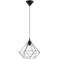 94188 Подвес TARBES, 1x60W (E27), Ø325, H1100, сталь, пластик, черный