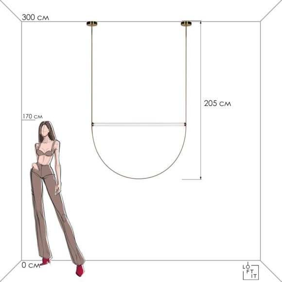 10221/2050 Подвесной светильник LOFT IT Liana