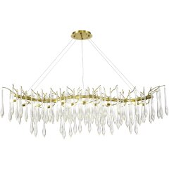 SL1660.213.12 Светильник подвесной ST-Luce Шампань/Шампань, Прозрачный G9 12*5W 4000K TEARDROPS SL1660.213.12 Светильник подвесной ST-Luce Шампань/Шампань, Прозрачный G9 12*5W 4000K TEARDROPS