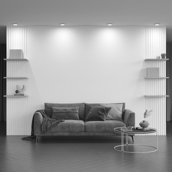 Гипсовый светильник под покраску Maytoni DL005-1-01-W Gyps Modern под лампу 1xGU10 35W Гипсовый светильник под покраску Maytoni DL005-1-01-W Gyps Modern под лампу 1xGU10 35W