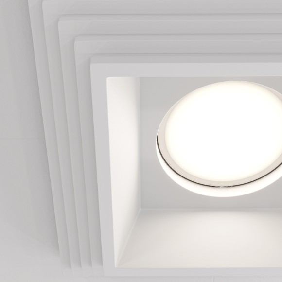 Гипсовый светильник под покраску Maytoni DL005-1-01-W Gyps Modern под лампу 1xGU10 35W Гипсовый светильник под покраску Maytoni DL005-1-01-W Gyps Modern под лампу 1xGU10 35W