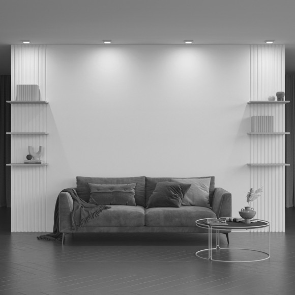 Гипсовый светильник под покраску Maytoni DL005-1-01-W Gyps Modern под лампу 1xGU10 35W Гипсовый светильник под покраску Maytoni DL005-1-01-W Gyps Modern под лампу 1xGU10 35W