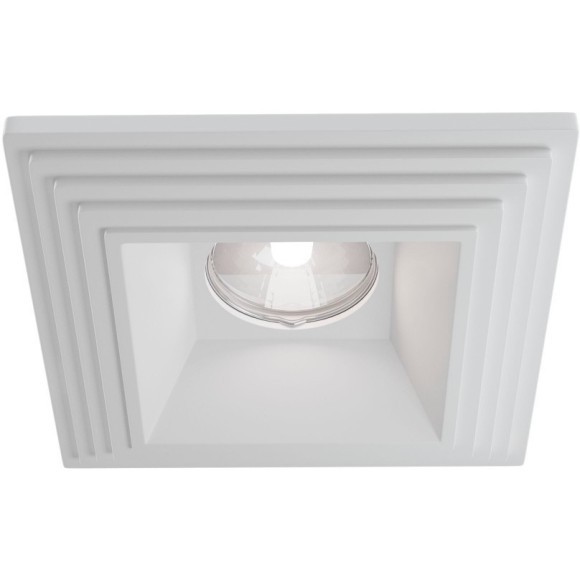 Гипсовый светильник под покраску Maytoni DL005-1-01-W Gyps Modern под лампу 1xGU10 35W