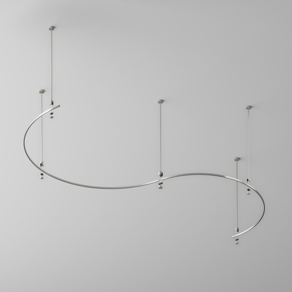 Шинопровод магнитный накладной/подвесной Maytoni Flarity TRX154-2SR-D1500-PT Шинопровод магнитный накладной/подвесной Maytoni Flarity TRX154-2SR-D1500-PT