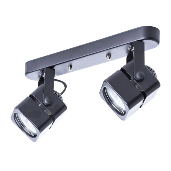 Спот настенный Arte Lamp A1315PL-2BK MISAM под лампы 2xGU10 50W