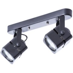 Спот настенный Arte Lamp A1315PL-2BK MISAM под лампы 2xGU10 50W Спот настенный Arte Lamp A1315PL-2BK MISAM под лампы 2xGU10 50W