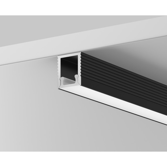 Алюминиевый профиль накладной 8x9 (Черный, 2 м), ALM-0809-B-2M 631002 Алюминиевый профиль накладной 8x9 (Черный, 2 м), ALM-0809-B-2M 631002