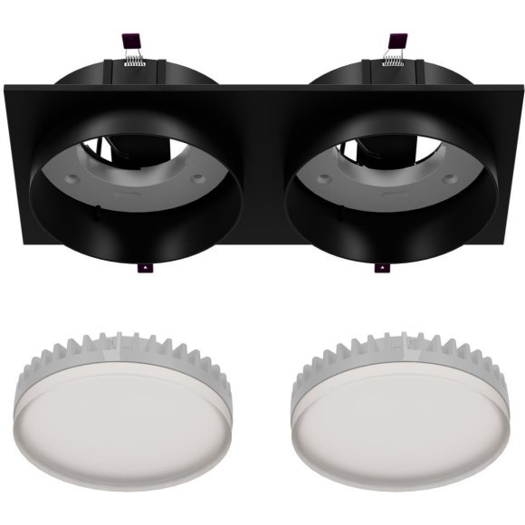 4648-2C, врезной светильник, L215xW108xH37, cutout:L186xW92, 2xGX53LEDx15W, IP20, excluded 4648-2C, врезной светильник, L215xW108xH37, cutout:L186xW92, 2xGX53LEDx15W, IP20, excluded