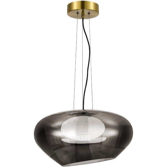 SL6019.313.01 Светильник подвесной ST-Luce Латунь/Дымчатый, Белый LED 1*20W 3000K FORAY