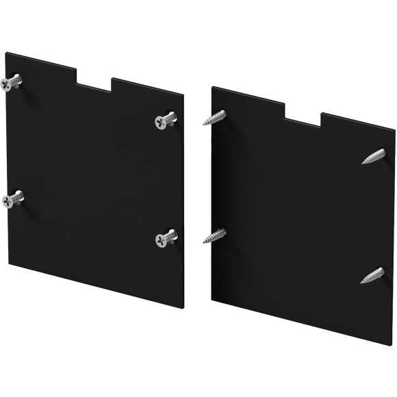 Комплект заглушек (для профиля 50×50) 2 шт., ALM-5050T-B-EC 642047