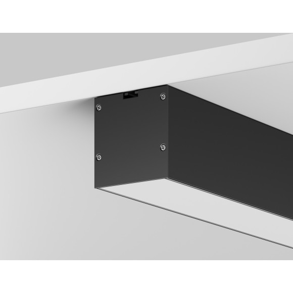 Комплект заглушек (для профиля 50×50) 2 шт., ALM-5050T-B-EC 642047