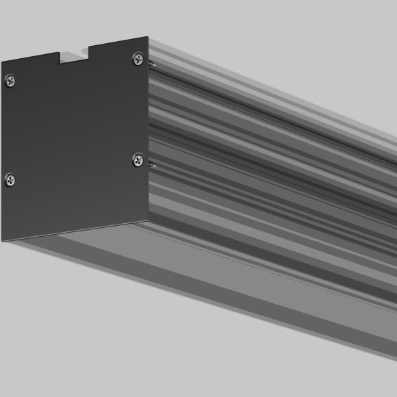 Комплект заглушек (для профиля 50×50) 2 шт., ALM-5050T-B-EC 642047