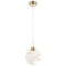 CIELO SP3W LED GOLD 0372/201 Crystal Lux Подвесной светильник золотого цвета, LED 3 Вт, 3000 К, 300 Лм, CRI 80, стеклянный рассеиватель, IP20, 220 В