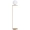 Декоративный торшер Arte Lamp A1921PN-1AB Bolla-unica под лампу 1xE27 40W