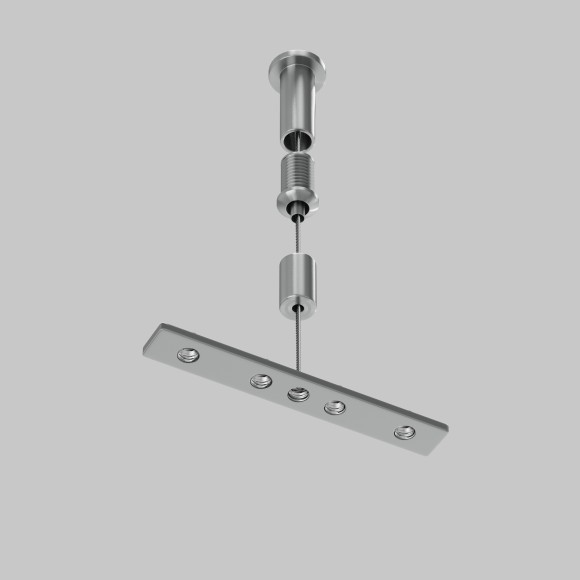 Тросовый подвес 1шт для низкопрофильного скругленного шинопровода Maytoni Exility TRAM034SW-2S