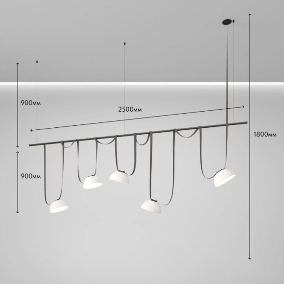 Готовая ременная трековая система Denkirs Belty DK55SET06-02-DG