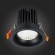 ST703.438.10 Св-к встр. Черный LED 1*10W 3000K 900Lm Ra90 38° IP20 D85xH75 170-240V Встраиваемые светильники