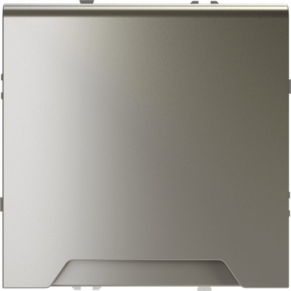 Розетка встраиваемая VOLTUM S70 с заземлением, защитными шторками и крышкой 16А, (шелк)