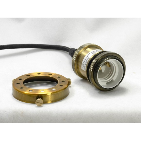 Подвесной светильник с 1 плафоном Lussole GRLSP-9543 BADGER IP21 под лампу 1xE27 10W