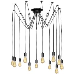 Люстра паук Lussole LSP-8174 SHIRLEY IP21 под лампы 12xE27 720W Люстра паук Lussole LSP-8174 SHIRLEY IP21 под лампы 12xE27 720W