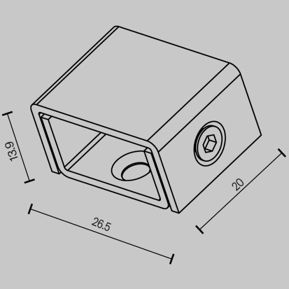 Фиксатор шинопровода Elasity TRA160H-B Скопирован TRA160H-B Фиксатор шинопровода Elasity TRA160H-B Скопирован TRA160H-B