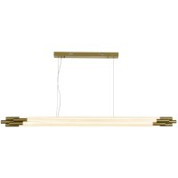 SL6237.303.58 Светильник подвесной ST-Luce латунь/белый LED 1*58W 4000K DALLAMOS