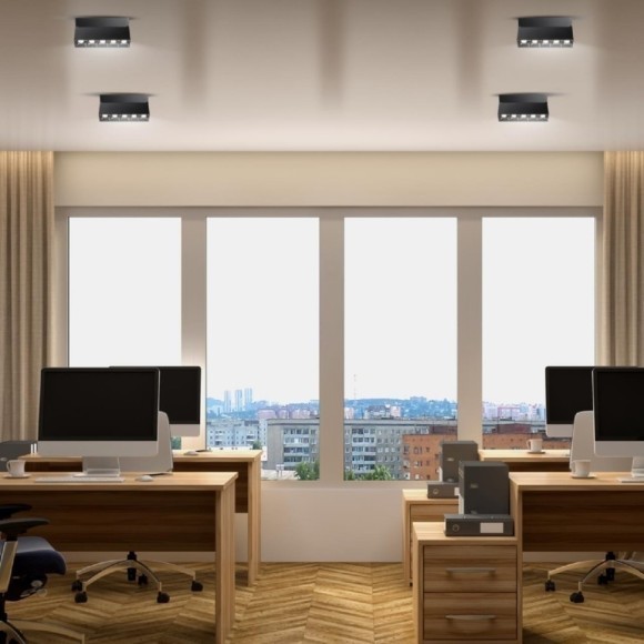 Накладной потолочный светильник Novotech 358322 EOS IP33 светодиодный LED 25W