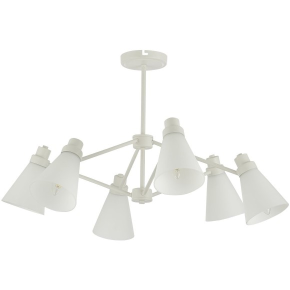 SLE103502-06 Светильник потолочный Белый/Белый E14 6*40W BIANE SLE103502-06 Светильник потолочный Белый/Белый E14 6*40W BIANE