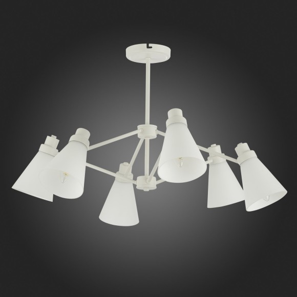 SLE103502-06 Светильник потолочный Белый/Белый E14 6*40W BIANE SLE103502-06 Светильник потолочный Белый/Белый E14 6*40W BIANE