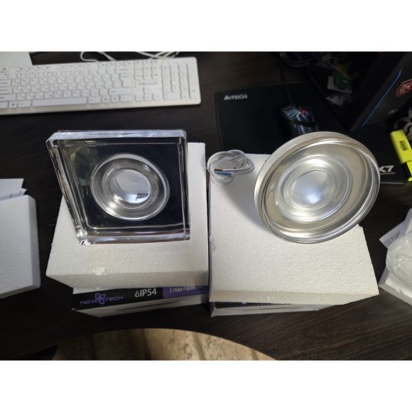 Встраиваемый светильник Novotech 369883 AQUA IP54 под лампу 1xGU5.3 50W Встраиваемый светильник Novotech 369883 AQUA IP54 под лампу 1xGU5.3 50W