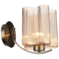 SL117.301.01 Бра ST-Luce Бронзовый/Янтарный E27 1*60W ONDE