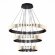 SL6203.403.105 Люстра подвесная ST-Luce Черный/Белый LED 1*105W 3000K ESTENSE