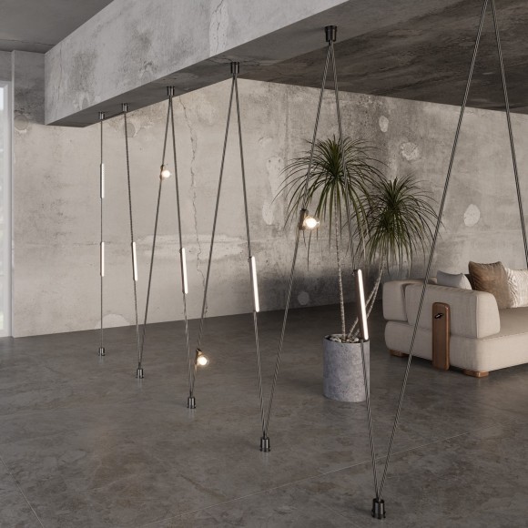 359462 Трековый ременный светодиодный SMART светильник c доп. механическим перекл. цветности Novotech EASY CRI90+ 3000-6000К 460Лм 110° 12W TUYA, Алиса, Wi-Fi