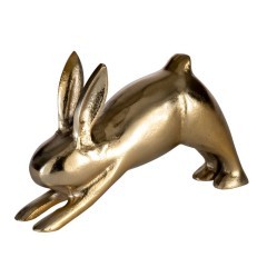 427291 Статуэтка Заяц VOHILAVA, L200, B50, H120, алюминий, золотой 427291 Статуэтка Заяц VOHILAVA, L200, B50, H120, алюминий, золотой
