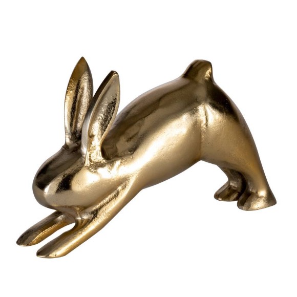 427291 Статуэтка Заяц VOHILAVA, L200, B50, H120, алюминий, золотой 427291 Статуэтка Заяц VOHILAVA, L200, B50, H120, алюминий, золотой