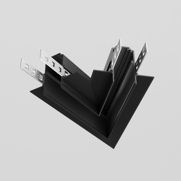 Угловой соединитель 45град для шинопровода в ГКЛ 9.5мм Maytoni Exility TRA034CLS-42B Угловой соединитель 45град для шинопровода в ГКЛ 9.5мм Maytoni Exility TRA034CLS-42B