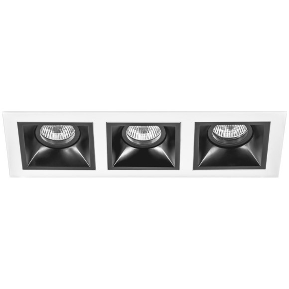 Встраиваемый светильник Lightstar D536070707 Domino под лампы 3xGU5.3 150W